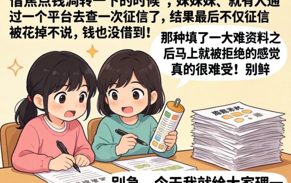 不查征信的贷款口子秒下,理出五个网黑全拒能下款的口子