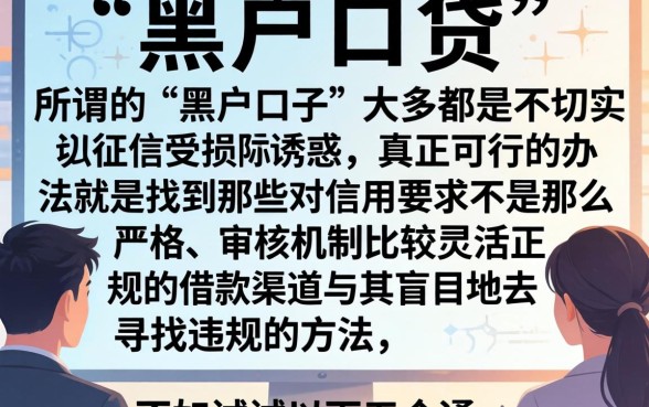 多头借贷怎么做黑户口子，详尽说明5个贷款通过高的平台
