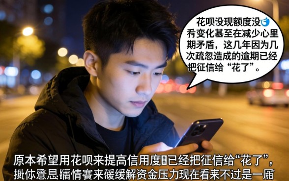 征信黑花了花呗还涨吗，条列5个不查流水的小额度贷款平台