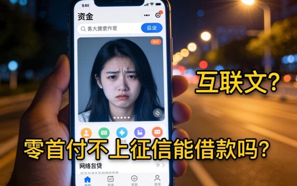 零首付不上征信能借款吗，枚举五个无视黑白百分百下款的借款app