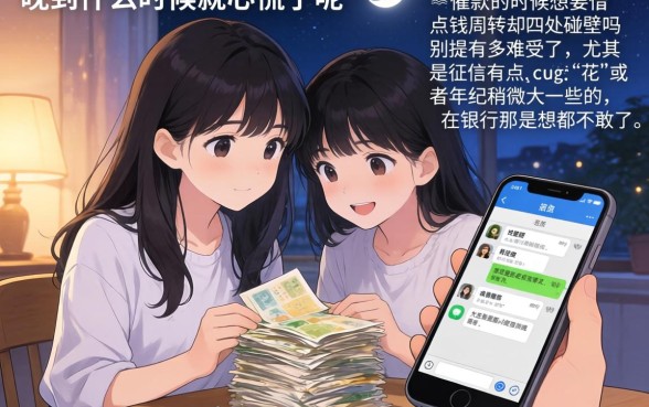 晚上网黑能下款的口子，概览五个不看年龄征信负债的app