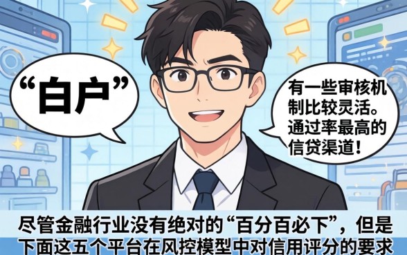 黑白户都能贷的五个口子，详尽说明5个无视黑白必下款的网贷软件