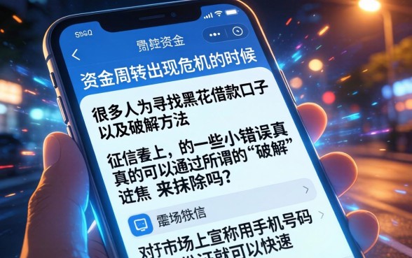 黑花了借款口子和破解方法，诚意推荐五个手机身份证秒借现金的软件