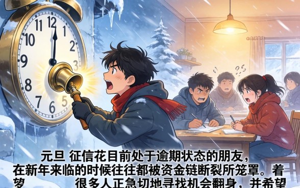 网贷元旦过了新的一年会放款，甄选5个无视征信黑户当前逾期必下款的口子