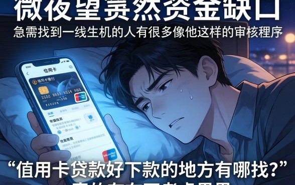 信用卡贷款好下款的口子，汇整五个无视黑白的网贷平台