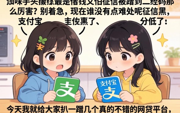 黑户和支付宝不挂钩的贷款，枚举五个不查征信好下款的网贷软件