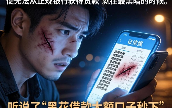 黑花了借款大额口子秒下，归集五个无视黑白户的贷款app
