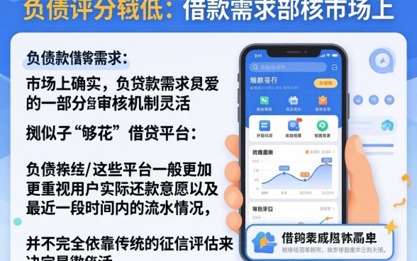 像够花app一样的网贷平台,概览五个综合评分不足有负债都能下款口子