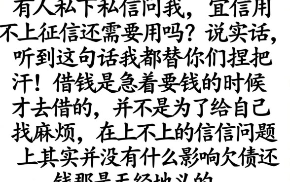 宜信不上征信还用还吗，热忱推荐5个小额贷款不查征信的平台