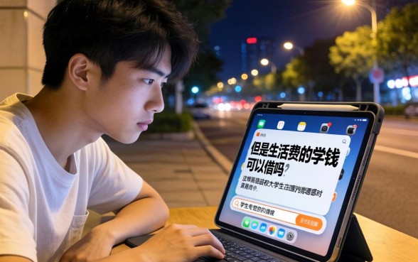 苹果手机借钱学生能借吗，概览5个分期有额度的网贷软件