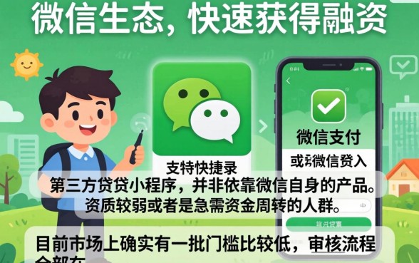 微信里借钱怎么操作，整合五个最新口子无视黑白户网贷