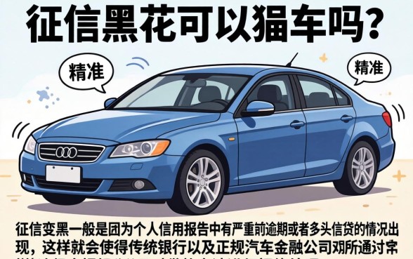 征信黑花了可以供车吗，甄选5个不看负债的长期网贷口子
