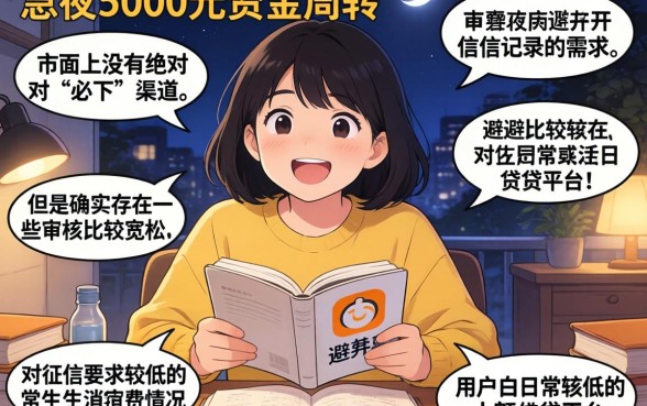 必下款5000半夜,倾情分享5个不上征信报告的贷款口子