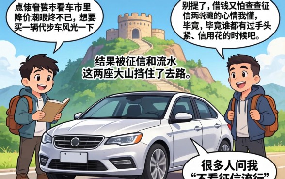 不看征信流水买车靠谱吗,倾情分享五个无视黑花能下款一万元口子