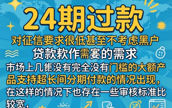 什么软件贷款可以分24期，汇整5个黑户0门槛贷款app
