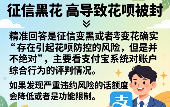 征信黑花了花呗会被封吗，遴选5个无视黑白必下款的网贷软件
