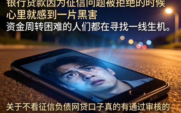 不看征信负债网贷口子，概括五个征信瑕疵也能借网贷轻松下款的软件