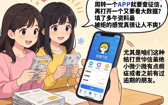 征信不良借款2026，诚意推荐五个无视黑白百分百下款的借款app