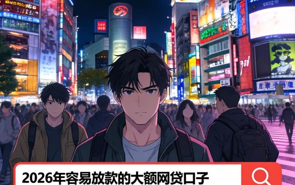 2026容易放款的大额网贷，归集五个黑户借款口子