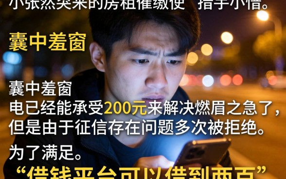 借钱平台可以借200，条列5个金融创新秒下不要芝麻分的口子