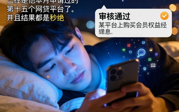 买会员百分百下款的网贷口子，陈列5个征信花居然都下款了的平台