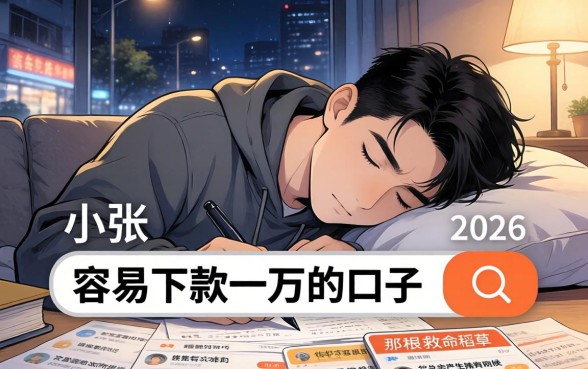 容易下款一万的口子,汇整五个门槛低易下款app