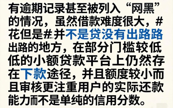 分享一些自己下过款的口子,陈列5个网黑逾期下款平台
