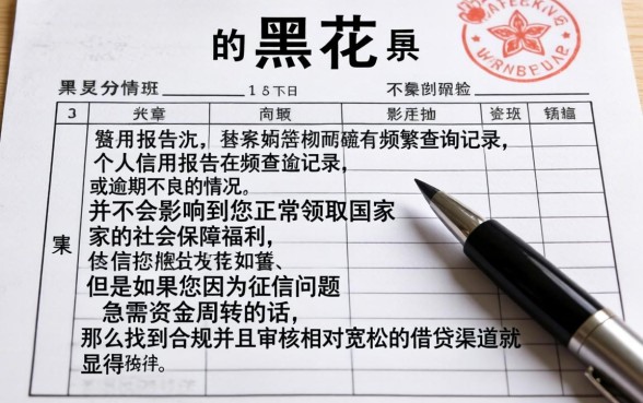 征信黑花了影响领取社保吗,遴选5个无视黑白100%秒下网贷app