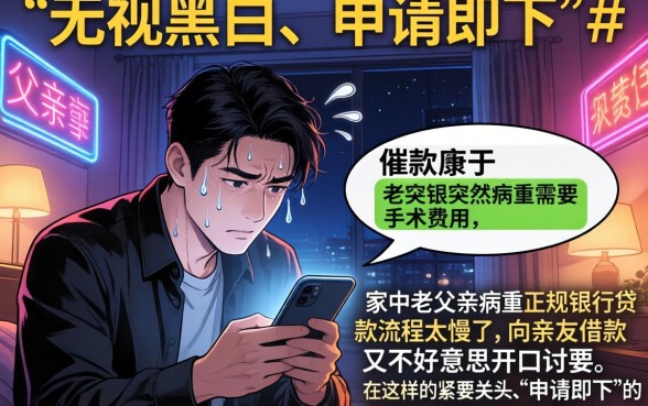 想要7天内到账的贷款，甄选五个无视黑白无视征信申请就下款的app