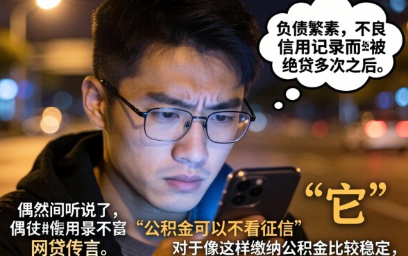 有公积金不看征信的网贷，罗列五个双黑户必下款的口子