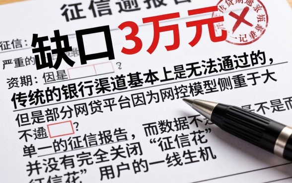 急需30000元征信又黑，概括五个网贷平台门槛低一点的app