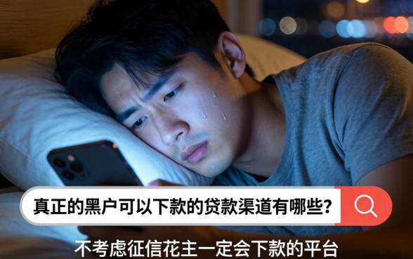 下款率偏高的贷款口子，条列五个黑户也能借款的平台