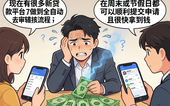周末也能轻松拿到钱,详细阐述5个高能分期贷款软件新秀