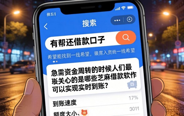 有帮还借款的口子，整合5个芝麻借款实时到账速借软件