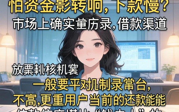 钱夫人一样秒下的贷款口子，鼎力推荐5个不看征信网贷平台放款快的app