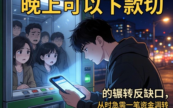 晚上能下款机审的口子，细致阐述五个无视黑白必下款的网贷平台