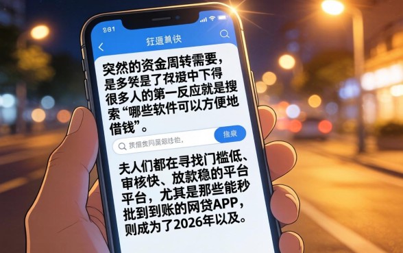 什么手机软件借钱好用点，详细阐述5个秒批网贷轻松贷的app
