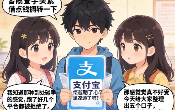 支付宝逾期能下款的口子，汇整五个无视负债快速下款长期网贷的软件