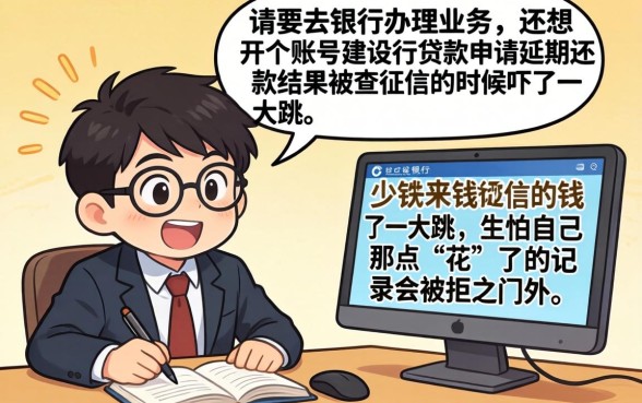 建设银行贷款申请延期还款，胪列五个3000元无视一切必下款的口子