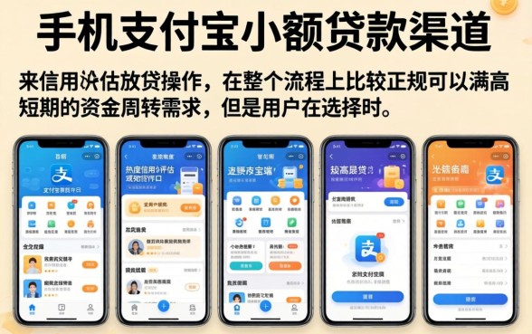 2026黑网贷有哪些，理出5个手机支付宝小额贷款的软件