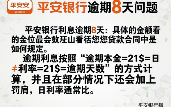 平安银行逾期8天利息多少，汇总5个手机支付宝小额贷款的app