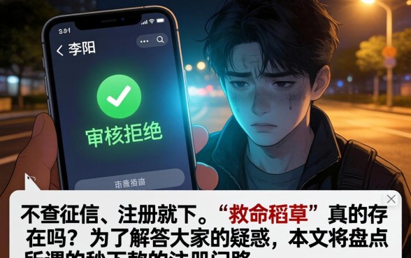 注册秒下款的口子，枚举5个网贷黑口子必下款app