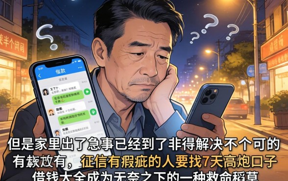 7天高炮口子借钱大全，汇整5个黑户可以做大额贷款app