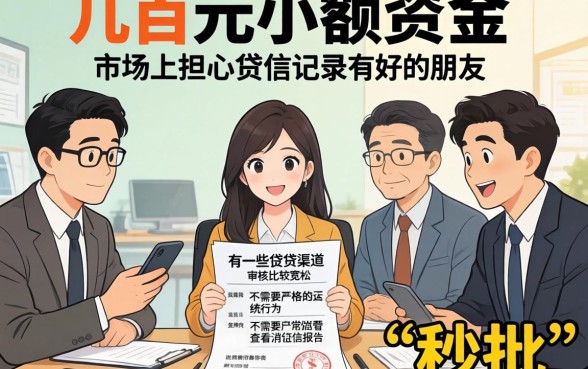 几百块小额不查征信黑名单，汇总五个可以借钱不用审核的平台