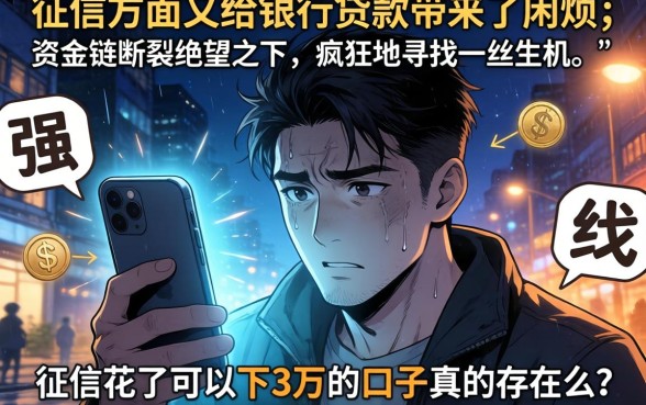 征信花了能下3万的口子，鼎力推荐五个贷款好做不看征信的app