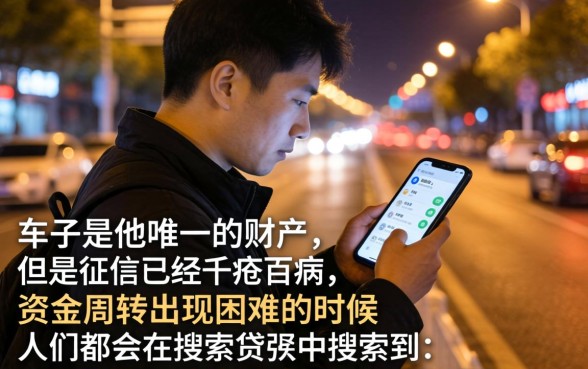 征信黑花了能抵押车吗，详尽说明5个逾期必下款的口子