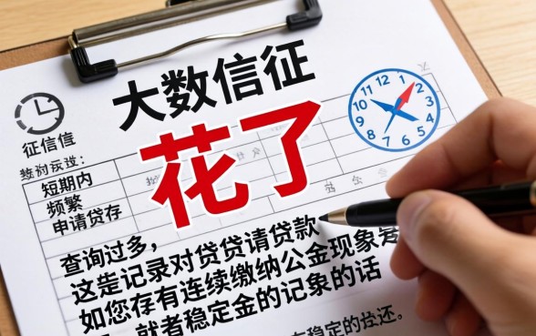 征信大数据怎么花了呢，汇整5个公积金借钱口子