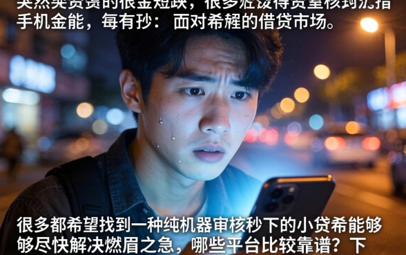 纯机器审核秒下的小贷口子，倾情分享五个值得信赖的借钱平台
