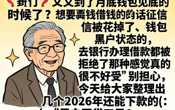 2026黑白网贷口子，规整5个手机小额黑户快速贷款app