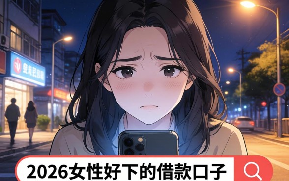 2026女性好下的借款口子，汇总五个无视评分的贷款口子